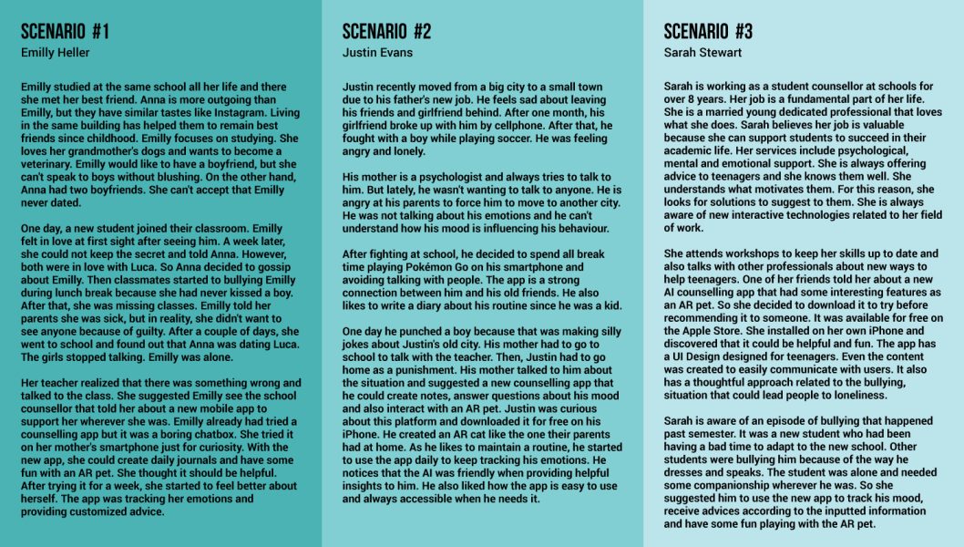 Scenarios